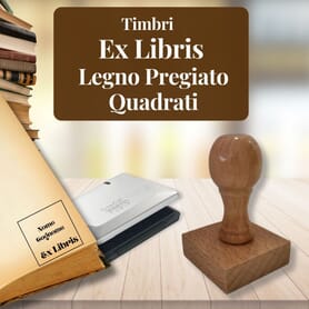 Ex Libris Legno Quadrati