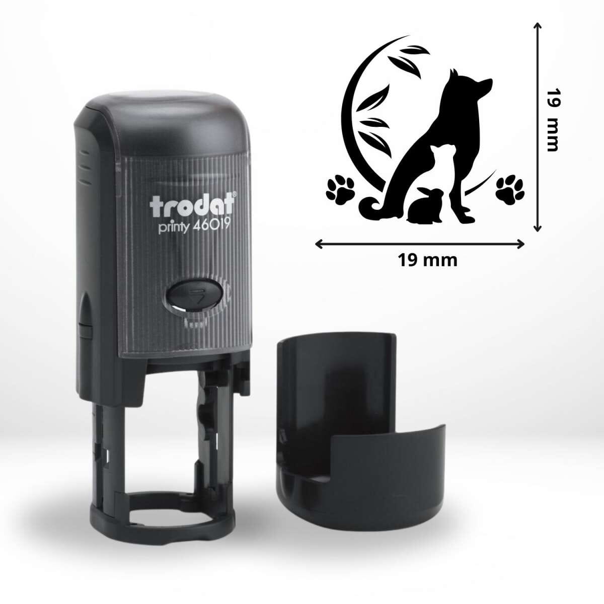 Timbro Rotondo Autoinchiostrante 43mm Personalizzato - Per Architetti E Geometri - Foto 5