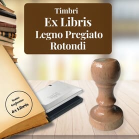Ex Libris Legno Rotondi
