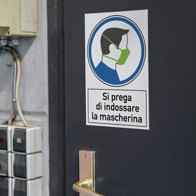 Adesivi sul tema Corona Virus