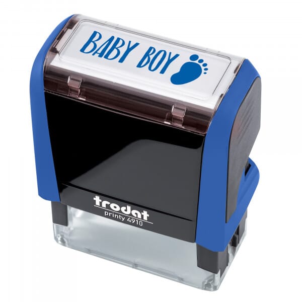 Timbro Printy TANTI AUGURI - Baby Boy- Blu/Blu