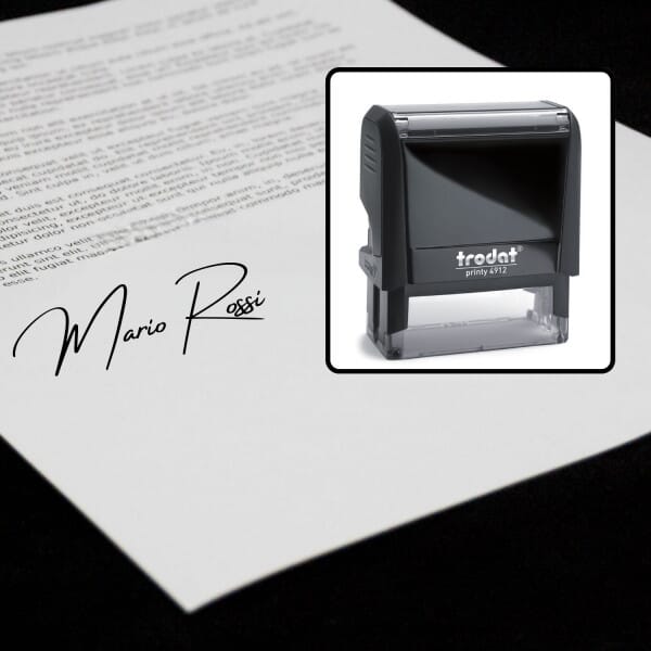 Timbro Firma Media Printy 4912 Personalizzato | www.timbri.it