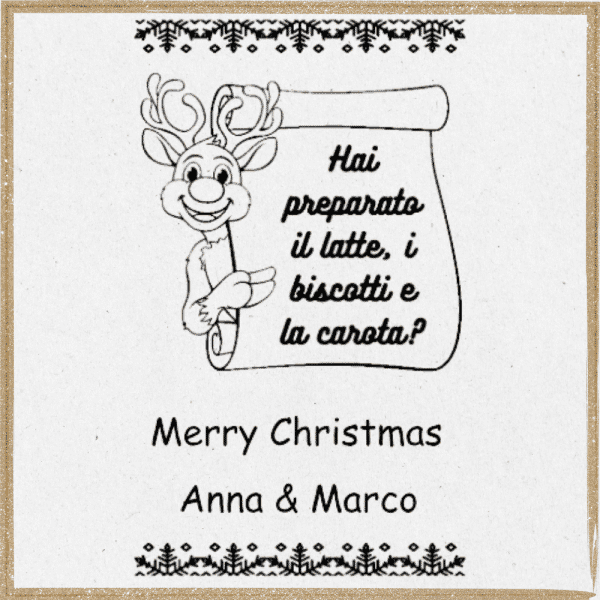 Set 10 Timbri Natalizi In Legno - Motivi Merry Christmas Per Biglietti E Decorazioni