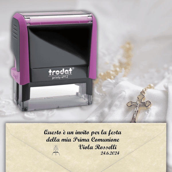 2 Timbri In Legno 'Handmade With Love' - Per Scrapbooking, Biglietti E Artigianato, Forme Rotonda E Rettangolare - Foto 2