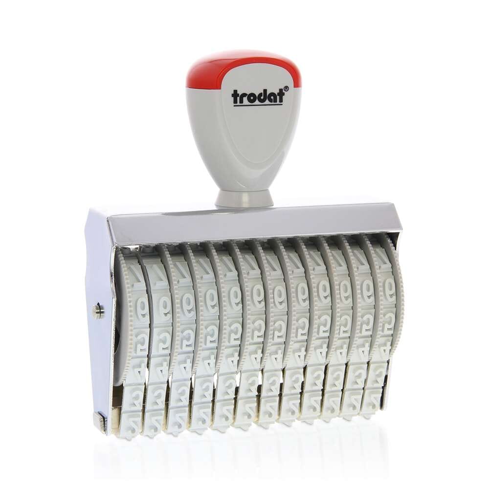 Porta Timbri Trodat 3008 - Per 8 Timbri, Nero, Plastica, Organizzazione Scrivania - Foto 11