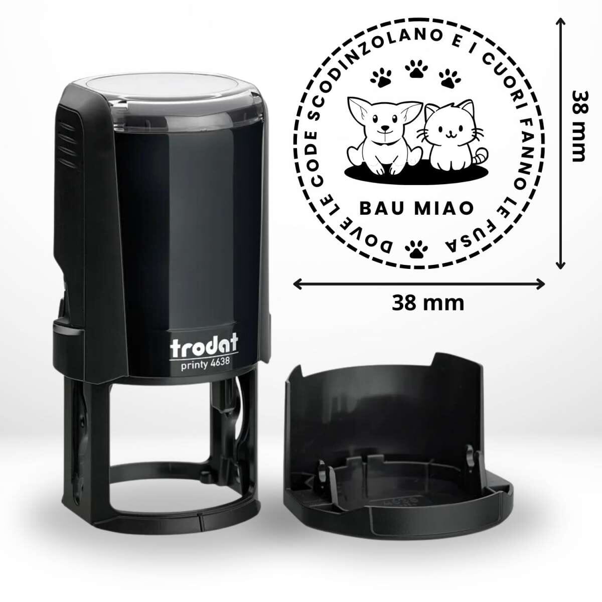 TIMBRI AUTOINCHIOSTRANTI ROTONDO 12 Mm PER FIDELITY CARD O - Foto 8