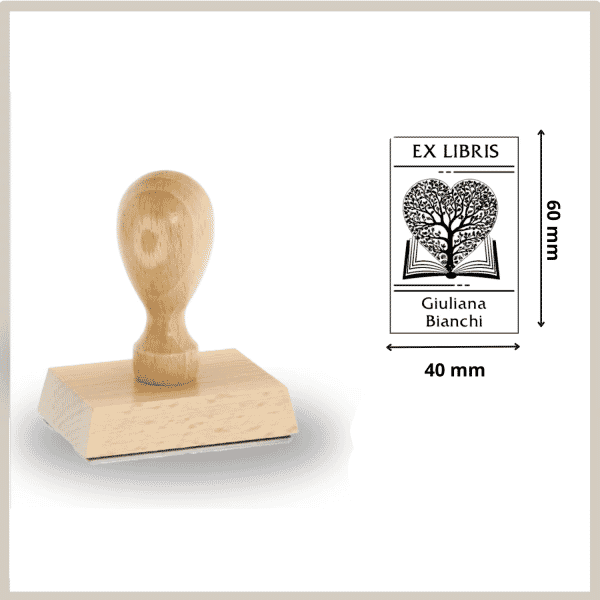 Ex Libris Legno Albero della Vita