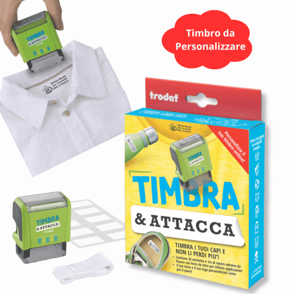 Trodat Timbra & Attacca - Kit Timbro Autocomponibile