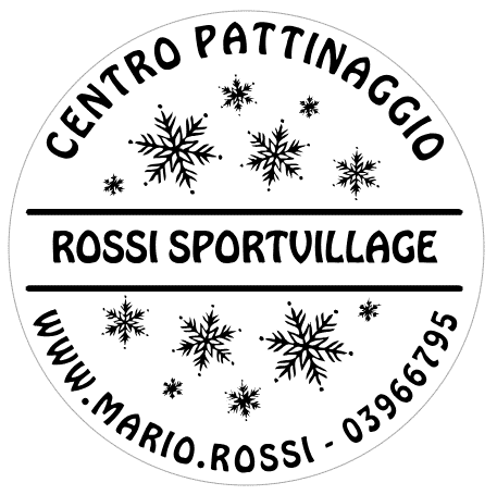 Timbro Rotondo Monogram Fiocchi di neve (Trodat Printy 4642 - 42 mm)